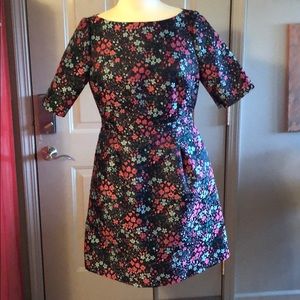 Beautiful 3/4 sleeve a-line dress, 100% lined